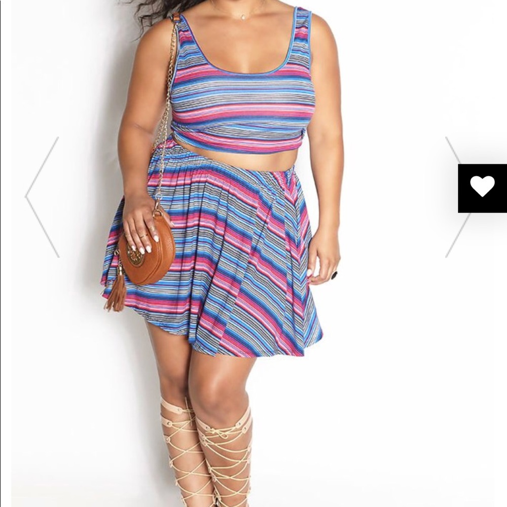 Two Piece Skater Set